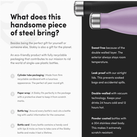 Borraccia thermos Slokky 500 ml. - by Slokky - Janoa