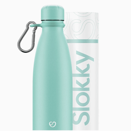 Borraccia thermos con tappo accessorio e moschettone 500 ml. - by Slokky - Janoa