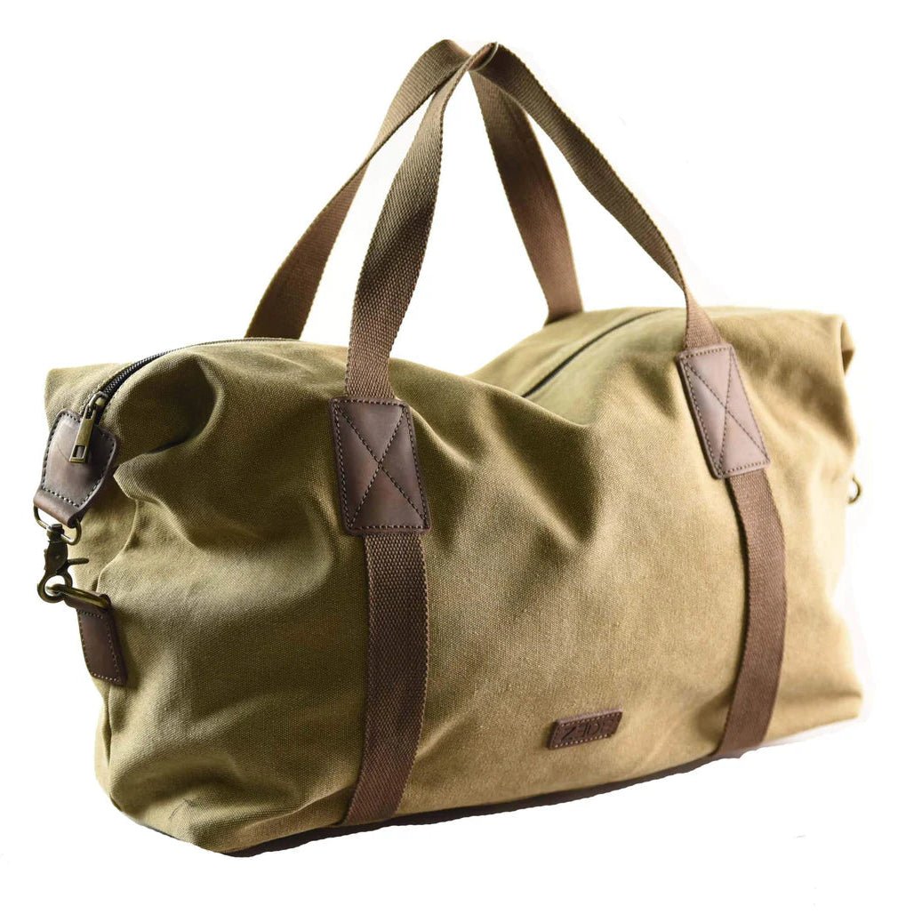 Borsa Sportiva in tela e pelle Gare de l'Est - by ZEDE PARIS - Janoa