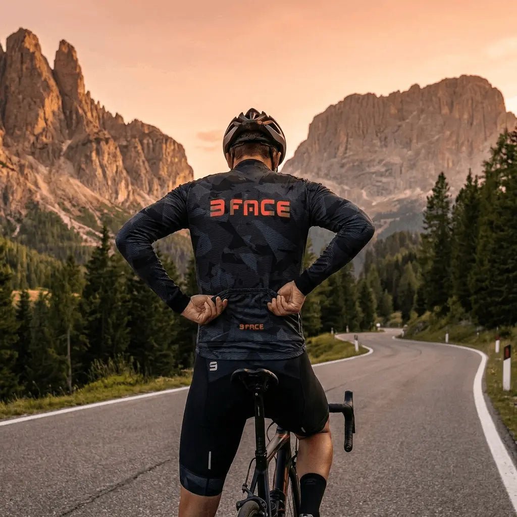 Maglia ciclismo manica lunga Camaleon (mezza stagione) - by Threeface - Janoa