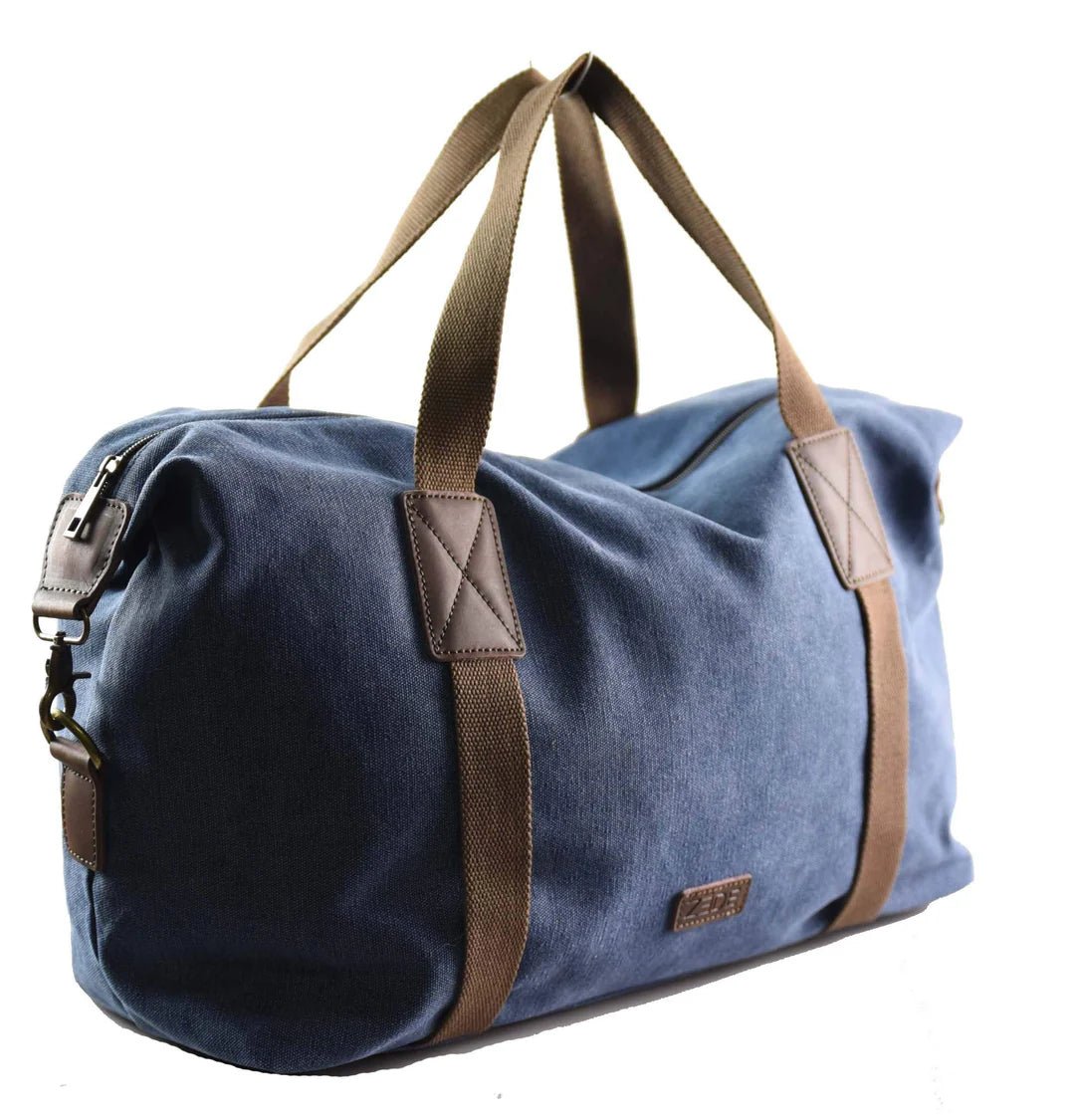 Borsa Sportiva in tela e pelle Gare de l'Est - by ZEDE PARIS - Janoa