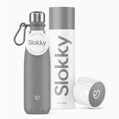 Borraccia thermos Slokky con moschettone 500 ml. - by Slokky - Janoa