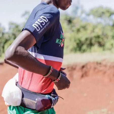 Cintura da corsa unisex nera e rosa - by OTSO - Janoa