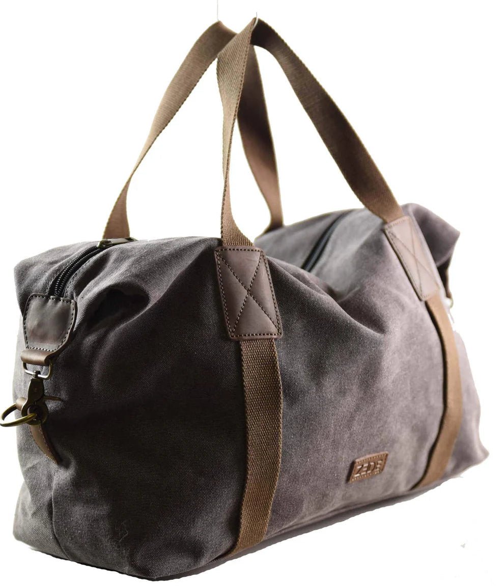 Borsa Sportiva in tela e pelle Gare de l'Est - by ZEDE PARIS - Janoa