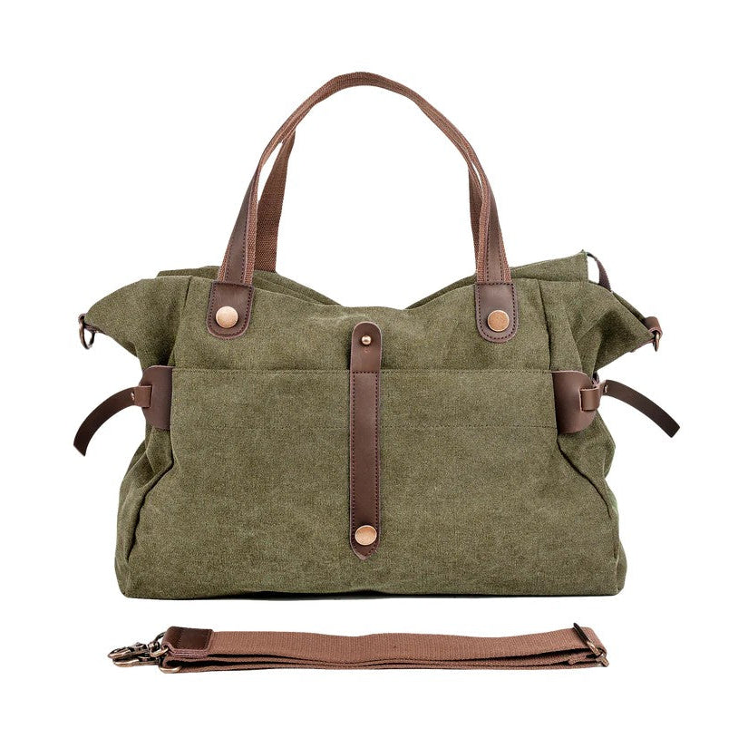 Borsa Sportiva e da Viaggio/Weekend in tela e pelle Saint-Lazare - by ZEDE PARIS