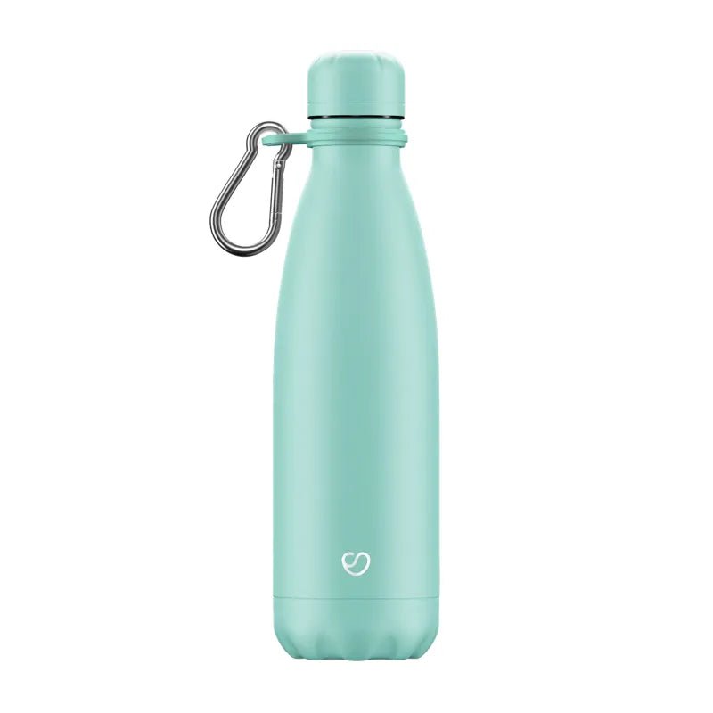 Borraccia thermos con tappo accessorio e moschettone 500 ml. - by Slokky - Janoa