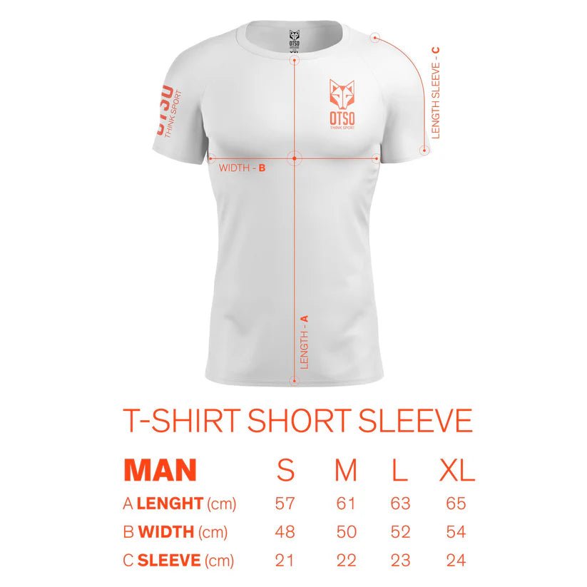 Maglia tecnica a manica corta da uomo blu mimetico - by OTSO - Janoa