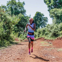 Cintura da running unisex nera e rosa - by OTSO - Janoa