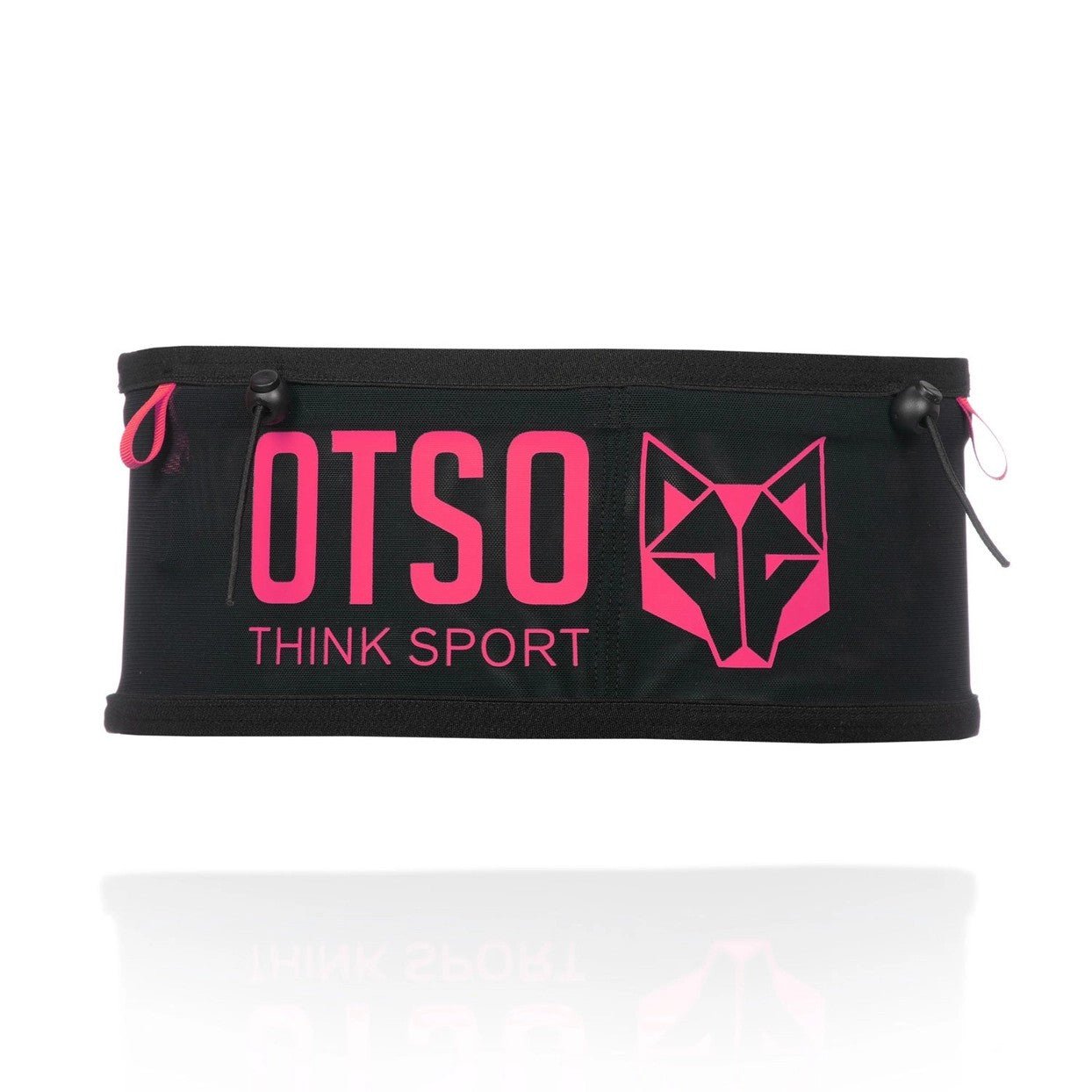 Cintura da running unisex nera e rosa - by OTSO - Janoa