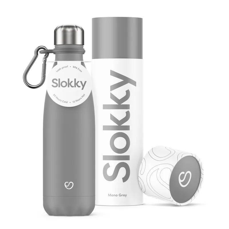 Borraccia thermos con moschettone 500 ml. - by Slokky - Janoa