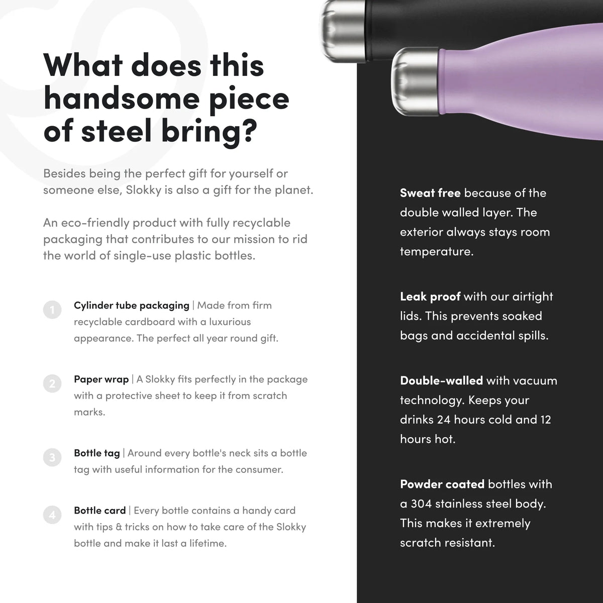Borraccia thermos 500 ml. - by Slokky - Janoa