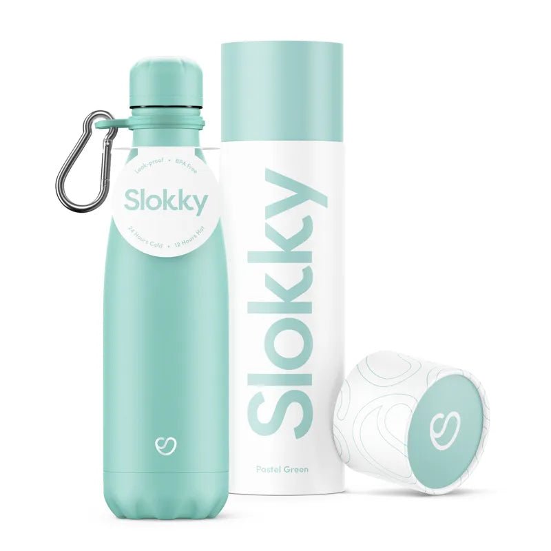 Borraccia thermos con tappo accessorio e moschettone 500 ml. - by Slokky - Janoa