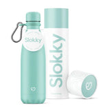Borraccia thermos con tappo accessorio e moschettone 500 ml. - by Slokky - Janoa